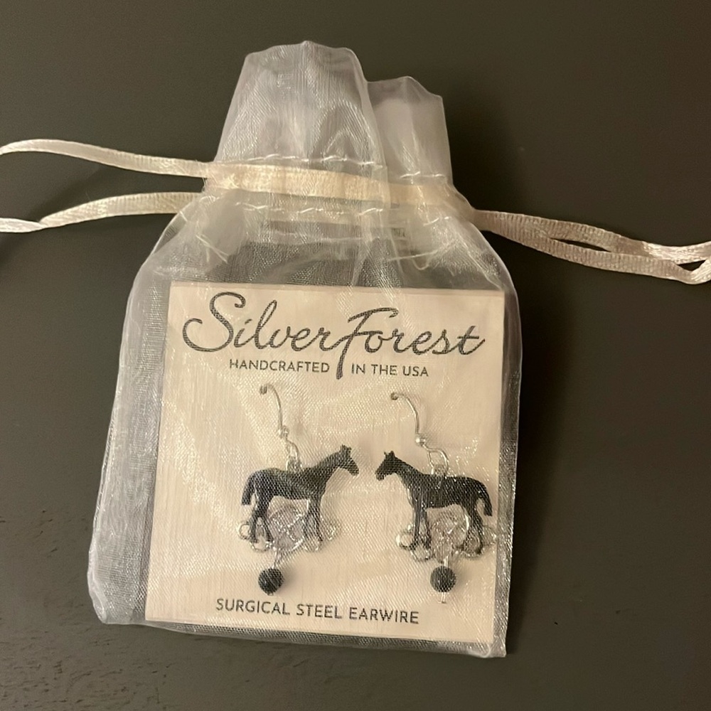 New horse earrings